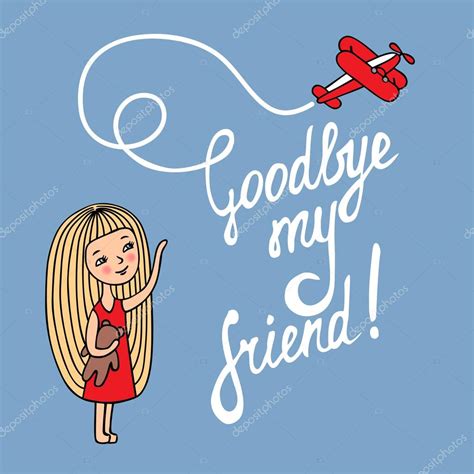 Goodbye My Friend — Stock Vector © Evgeniavv 111046122