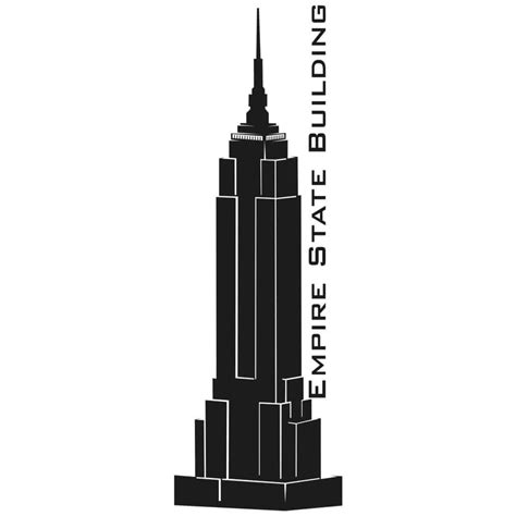 Empire State Building Wall Sticker Wall