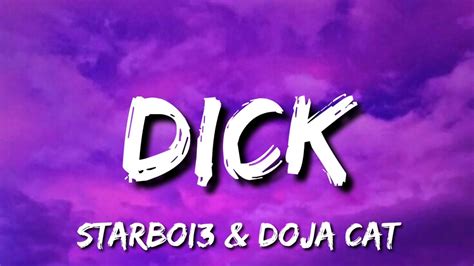 StarBoi Dick Lyrics Ft Doja Cat YouTube
