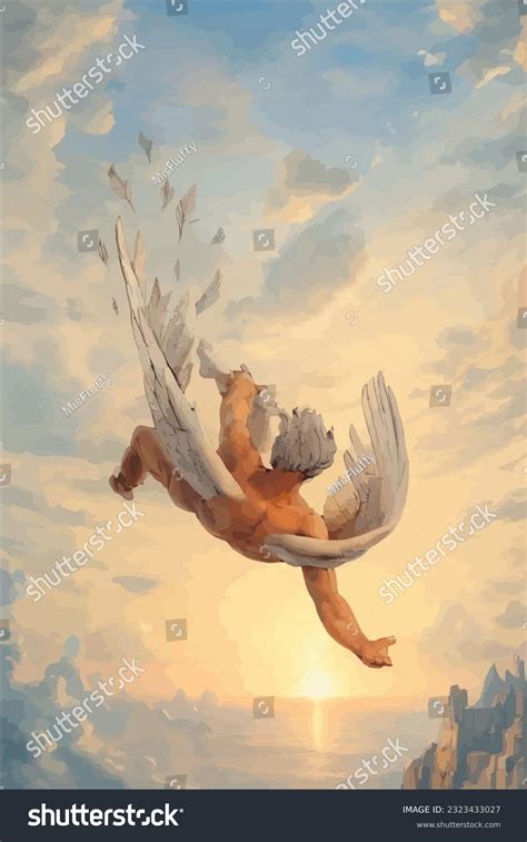 Icarus Painting Photos And Images Pictures Shutterstock