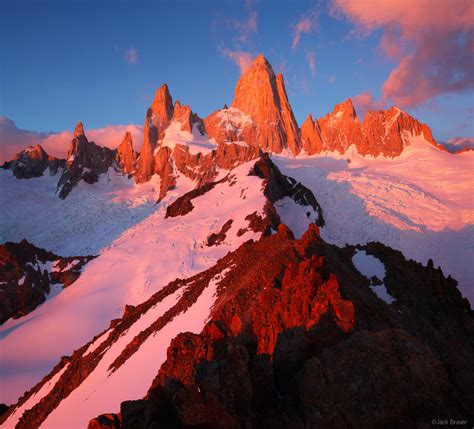 Fitz Roy Sunrise Patagonia Argentina Mountain Photography By Jack