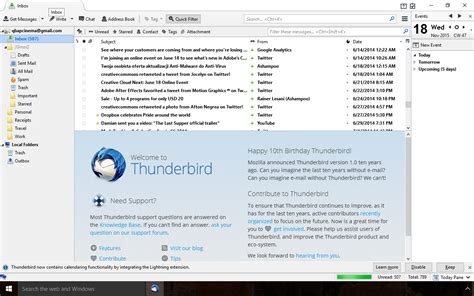 Thunderbird Mail Photofas