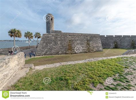 St Augustine Fl April 2018 San Marcos Castle With