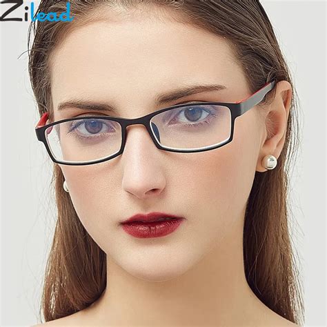 buy zilead retro anti blue ray finished myopia glasses womenandmens foldable