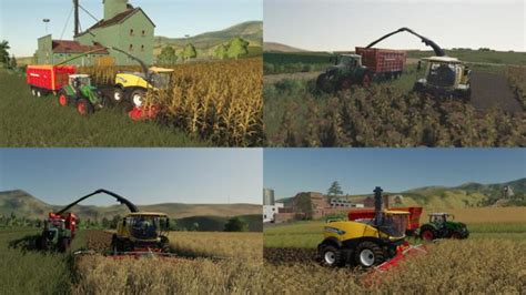 Fs19 Multi Harvest Headers V1 Farming Simulator 19 Mods
