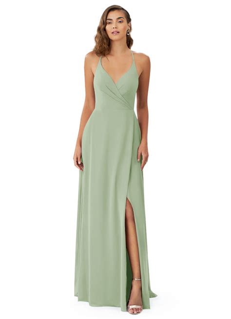 Dusty Sage Azazie Davis Bridesmaid Dresses Azazie