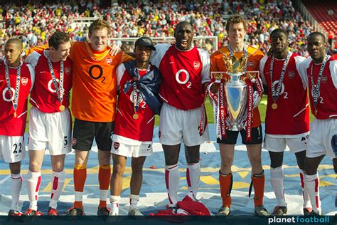 Arsenal Invincibles Premier League Title 2004 Planet Football