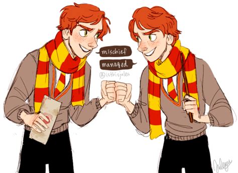 Fred And George Classe Harry Potter Arte Do Harry Potter Yer A Wizard
