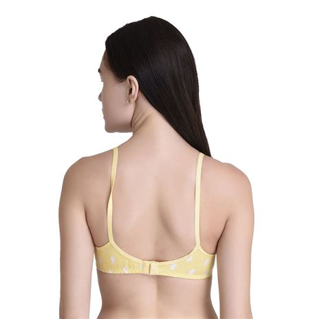 Buy Miss Tiffany Cotton Push Up Bra Yellow Online At Best Prices In