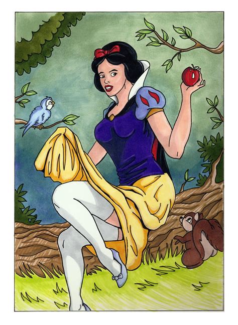 Disney Pinups Snow White By Colemunrochitty On Deviantart