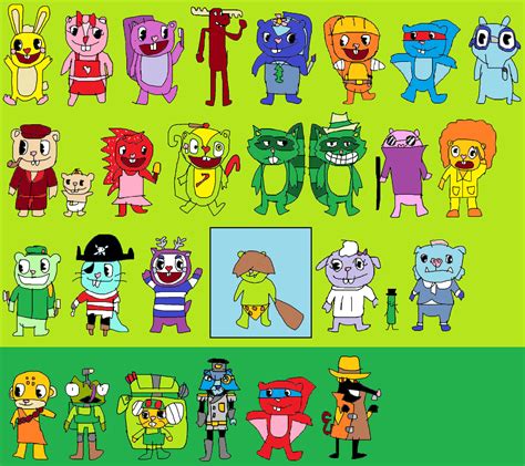 Happy Tree Frïends And Others By Klumthegreathero On Devïantart Happy Tree Friends Fan Art