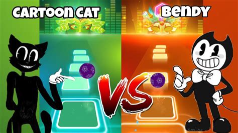Cartoon Cat Vs Bendy Best Tiles Hop Game Play Youtube