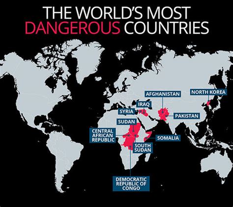 Amazepedia The Worlds Most Dangerous Countries