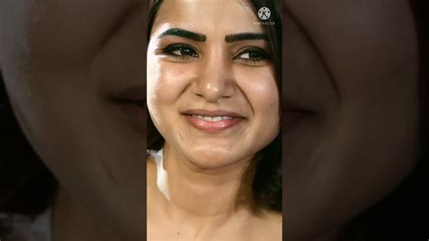 Samantha Ruth Prabhu Actress Face Close Up Close Up Face Vertical