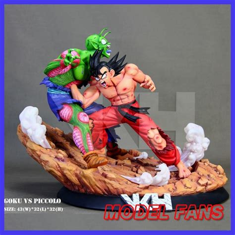 Model Fans Dragon Ball Vkh 32cm Goku Vs Piccolo Gk Resin Statue Figure