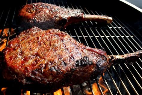 Smoked Tomahawk Steaks Reverse Seared To Perfection