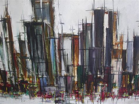 Abstract City Painting Wallpapers Gallery