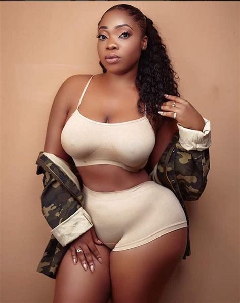 See Big Bakassi Hot Curvy Ghanaian Actress Moesha Boduong Goes