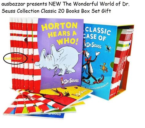 New The Wonderful World Of Dr Seuss Collection Classic 20 Books Box