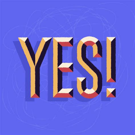 Typography Yes  By Mat Voyce Find And Share On Giphy
