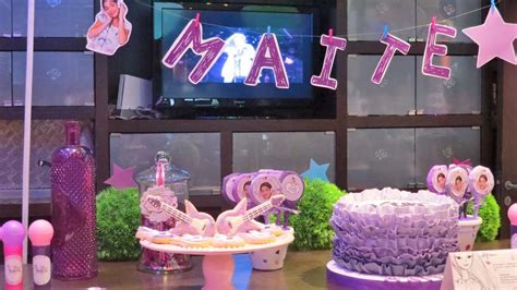 Violetta Birthday Party Ideas Photo 1 Of 14 Catch My Party