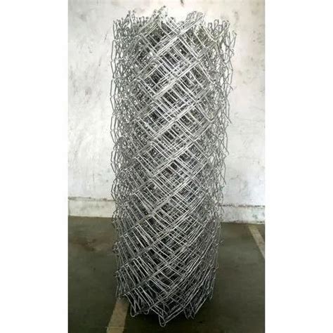 Iron Silver Galvanized Chain Link Fencing At Rs 65kg In Rajkot Id
