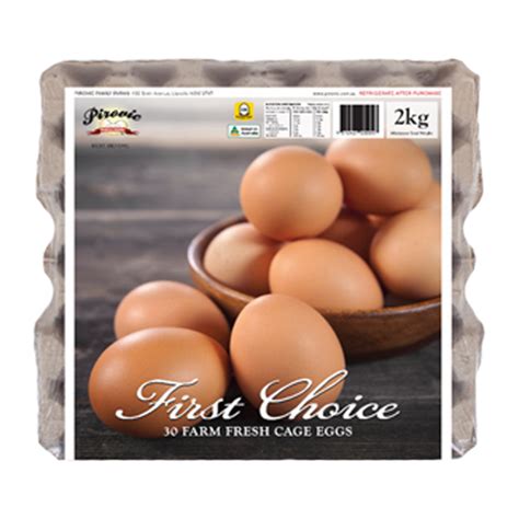 Pirovic Cage Free Eggs X30 2kg Harris Farm Markets