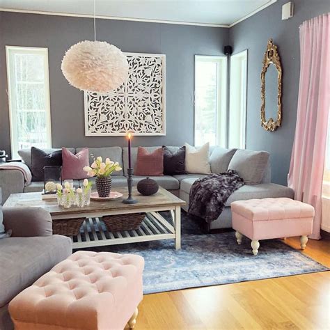 Blush pink linen cushion, shown here combined with charcoal grey and silver linen cushions which add a touch of masculinity to the scheme. Pin on Living Rooms
