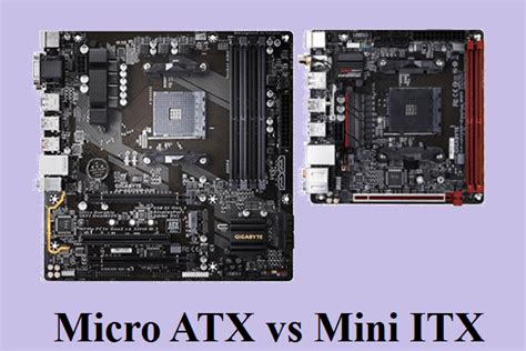 Micro Atx Vs Mini Itx Which One Should You Choose Minitool Mini