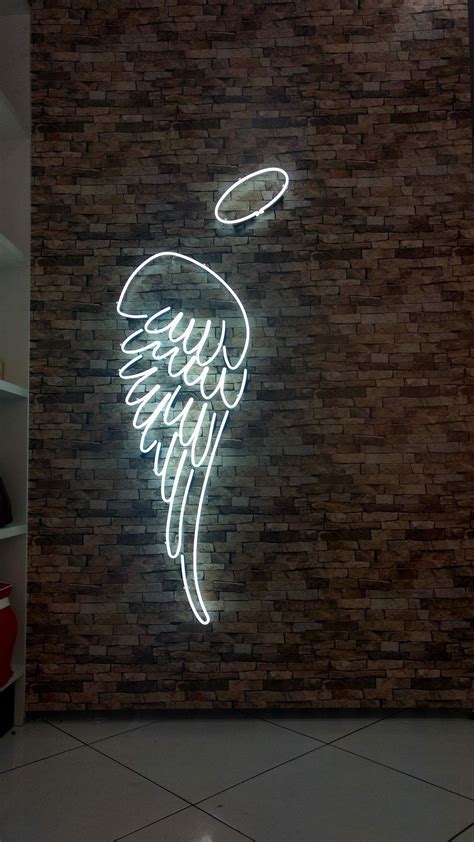 asa de anjo angel neon decor 📩 para orçamentos oi custom neon signs led neon
