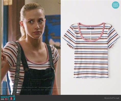 Bettys Striped Top On Riverdale Outfit Details