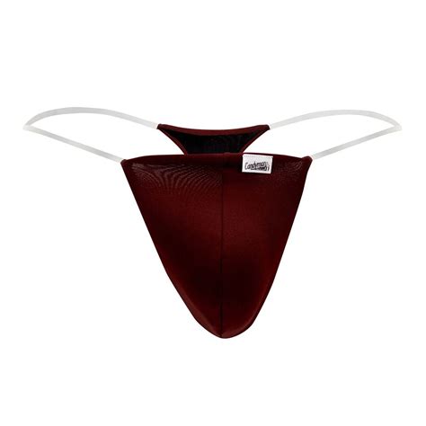 Candyman Invisible Micro Thong Burgundy Inderwear