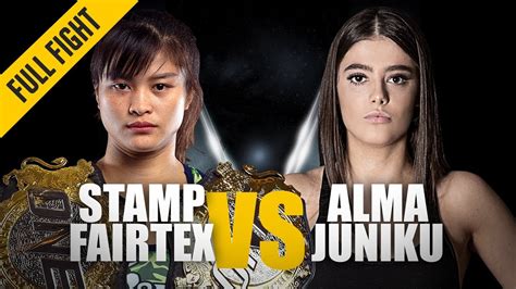 Stamp Fairtex Vs Alma Juniku One Full Fight Thrilling Muay Thai