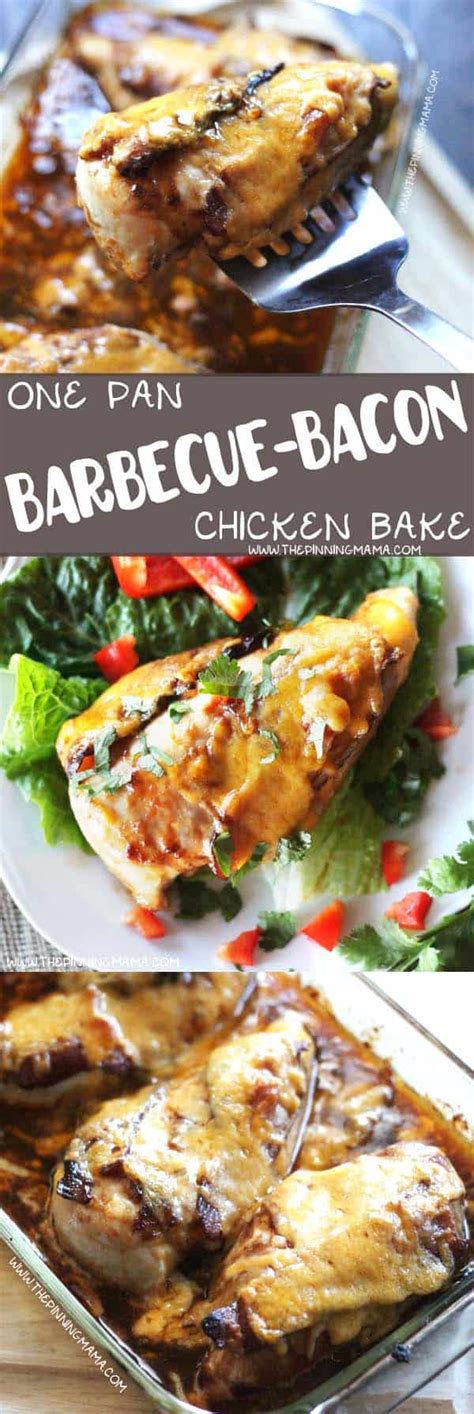 Barbecue Bacon Chicken Bake One Dish Easy Dinner Recipe
