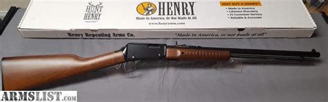Armslist For Sale Henry Pump 22lr Octagon Barrel New Retail