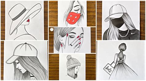 6 Easy Girl Drawing Ideas Girl Drawing Step By Step Easy Drawing