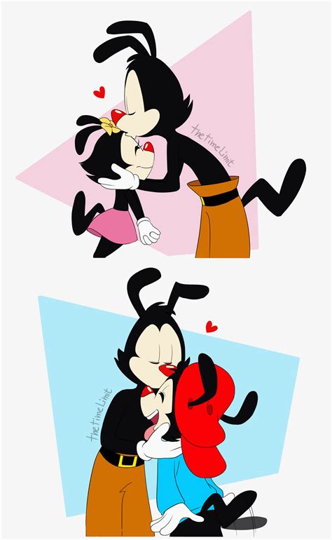 [animaniacs] brother kisses by thetimelimit on deviantart