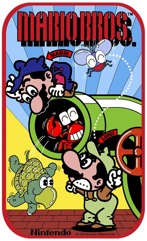 The Video Game Art Archive Mario Bros Arcade Retro Video Games Art