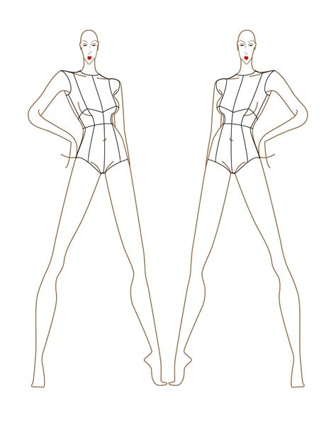 Croqui Fashion Figures Fashion Illustration Fashion Design Sketch