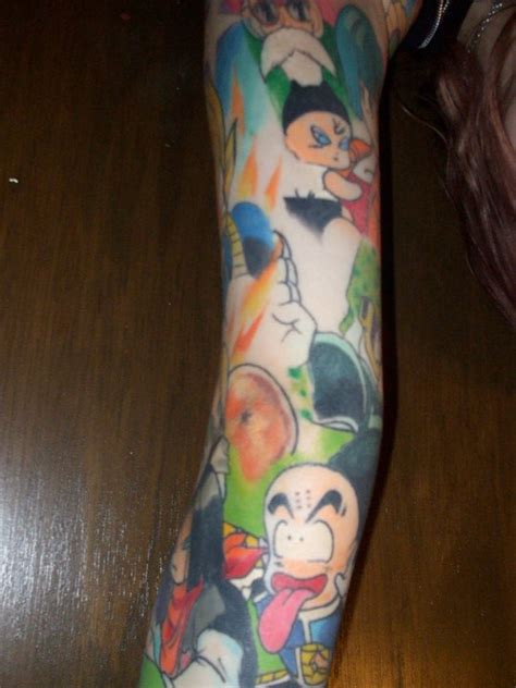 Dragon ball z, started off as a comic book then turned into its own tv show and is still being made today. Dragonball Z Sleeve Tattoo 4 by ILoveTrunks on DeviantArt