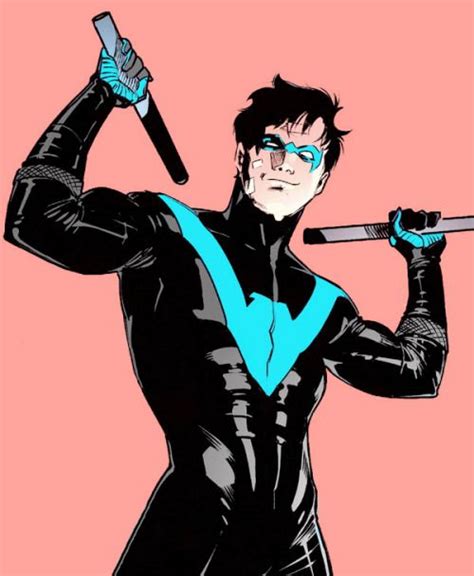 Who S Got Two Escrimas And The Best Asset In Dcu This Guy Nightwing Batgirl Dick Grayson