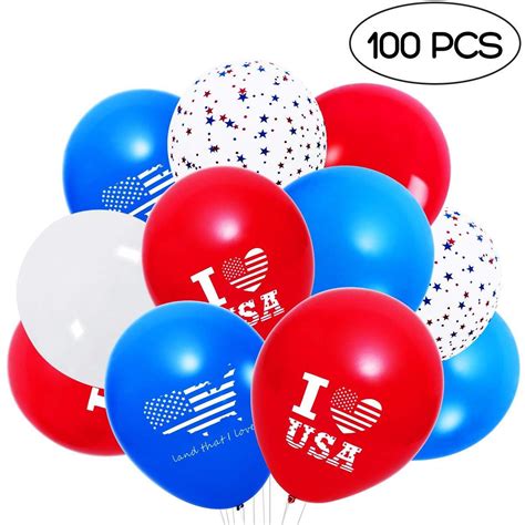 Including colorful july 4th decorations, crafts especially for kids, and easy. $10.99+Amazon.com: Patriotic Balloons Decorations for 4th of July Party Supplies, Red Blue White ...