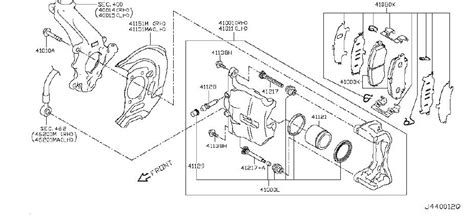 Nissan Pathfinder Disc Brake Caliper Guide Pin Disc Brake Caliper