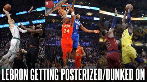 Lebron James Getting Dunked On Posterized Compilation Youtube