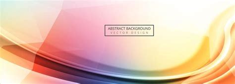 Modern Colorful Wave Banner Template Background 686680 Download Free