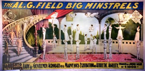 Chisholm Poster AL G Field Big Minstrels