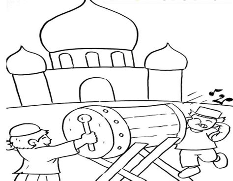 Ide Mewarnai Dan Menggambar Tema Ramadhan Yang Indah Idnarmadi
