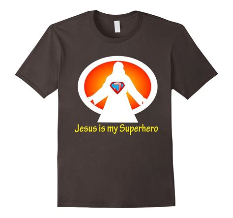 Jesus Is My Superhero Logo T Shirt 4lvs