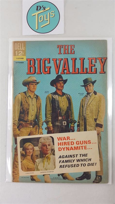 Comic Book Dell The Big Valley Sept Lee Majors Linda Evans L K