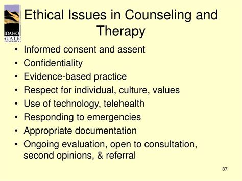 Ppt Current Ethical Issues For School Counselors And Psychologists